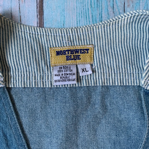 Vintage Northwest Blue Denim Vest - Picture 8 of 10
